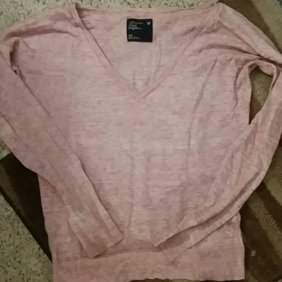 American Eagle pink sweater