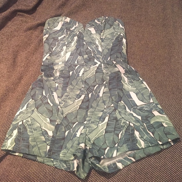 H&M Dresses & Skirts - leaf romper from H&M CLOSEST CLOSING