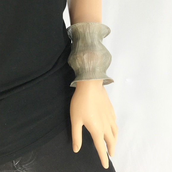 Silver mesh bracelet