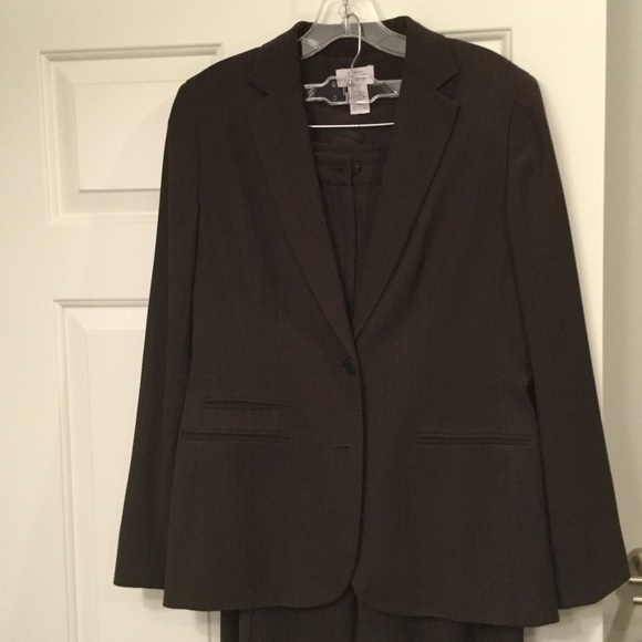 Ann Taylor Loft Pinstripe Pantsuit