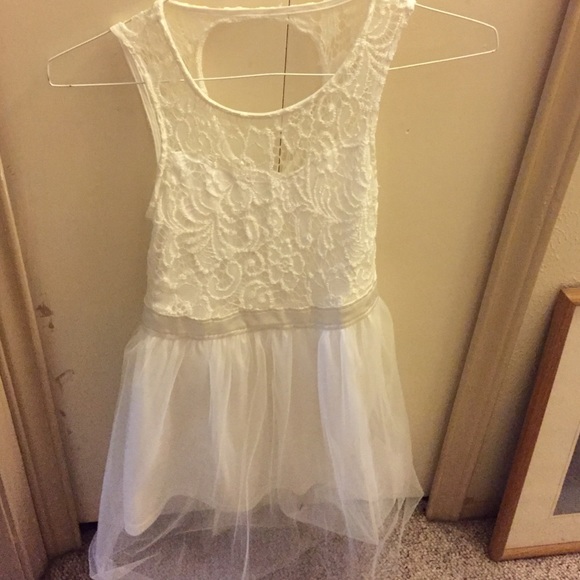 juniors white dress