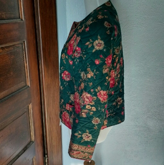 Vintage Vera Bradley jacket in "Greenbriar" - Picture 2 of 3