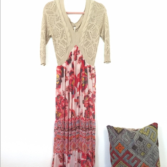 Free people bohemian maxi dress - Picture 1 of 3