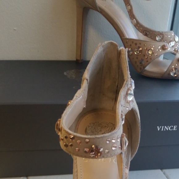 Vince Camuto Petal Rhinstone Heels - Picture 3 of 3