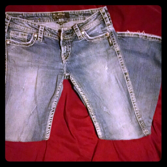 Silver jeans