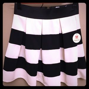 Black and white skirt