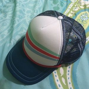 Blue trucker hat