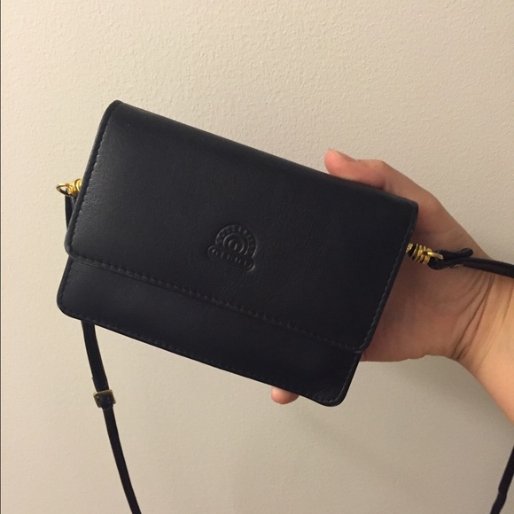 Black Leather Purse