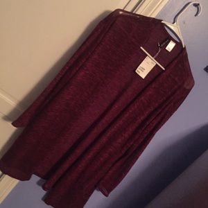 H&M Maroon Cardigan
