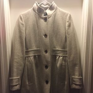 Grey J Crew Pea coat