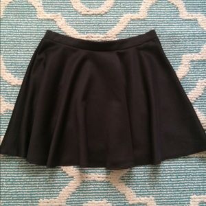 Black skater skirt