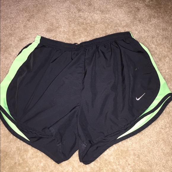 Black and green Nike Shorts