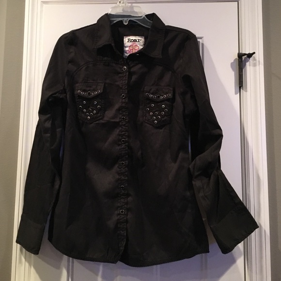 Roar button up shirt