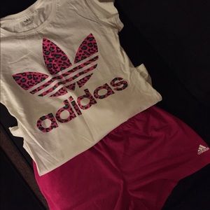 Adidas shorts outfit