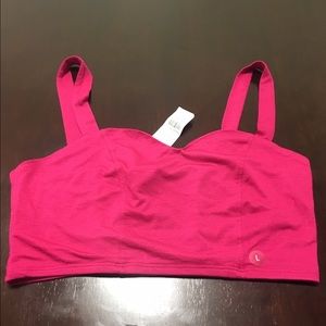 Pink crop top