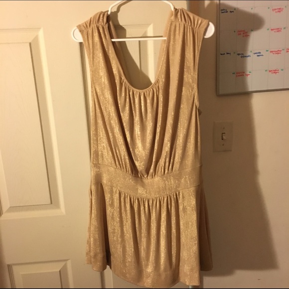 Golden fun dress/tunic