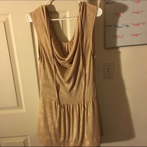 Golden fun dress/tunic - Picture 2 of 2