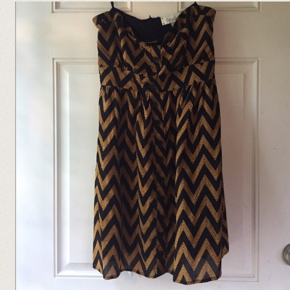 Zig Zag Charlie Brown Dress