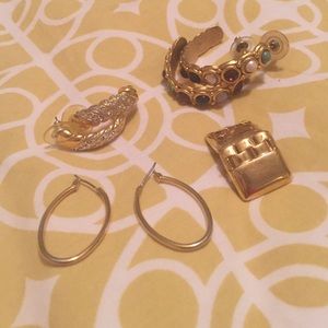 AUTHENTIC GOLD EARRING BUNDLE