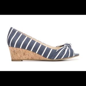 Naturalizer "Sangria" Peep Toe Wedge