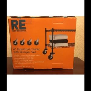 4" Industrial Casters w Bumpers