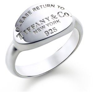 Please return to Tiffany oval ring