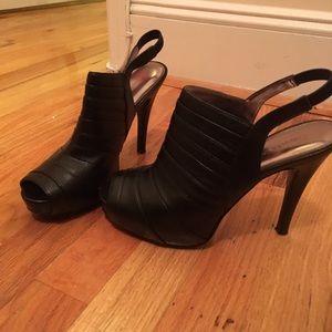 Calvin Klein Peep Toe Slingback Heels