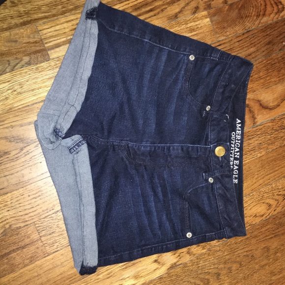 American Eagle High Waisted Denim Shorts