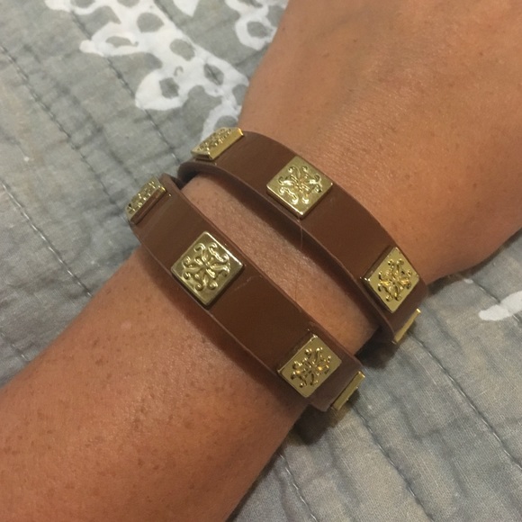 Rustic Cuff Light Brown Double Wrap