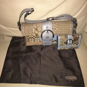 Coach purse and wallet bundle