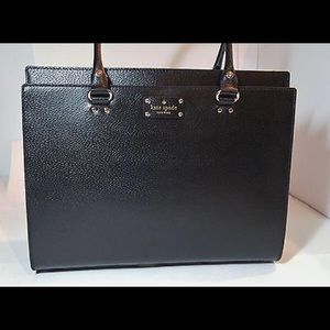 Kate Spade Kory Wellesley Black Leather Handbag