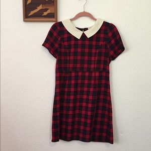 Coincidence and Chance flannel mini dress