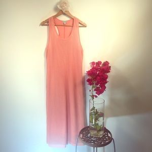 Salmon colored gorgeous maxi dress!!