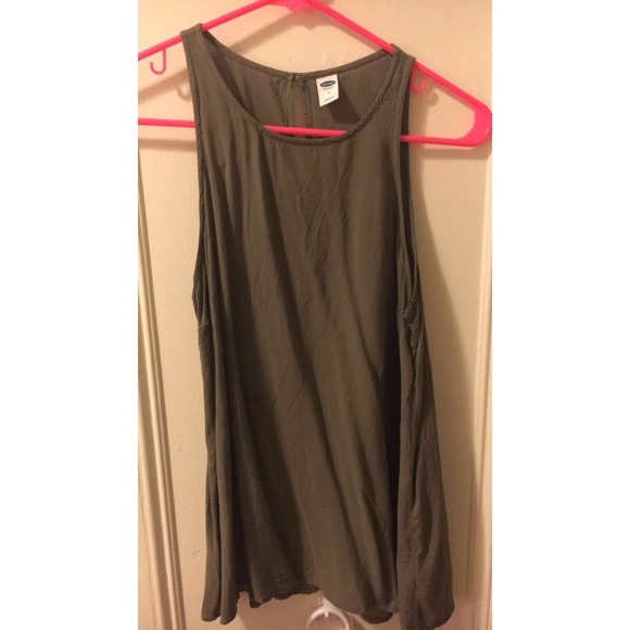Olive green tank top