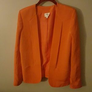Parker Silk Blazer Orange Small