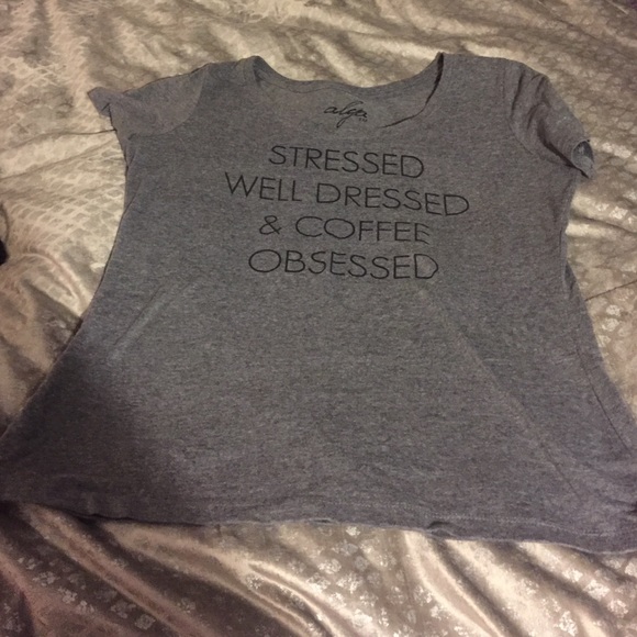 Cute grey tee