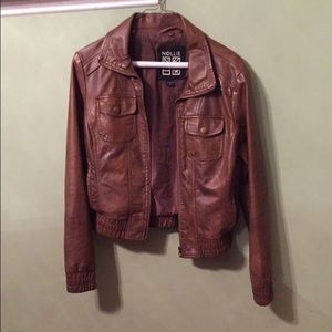 Faux Leather Jacket