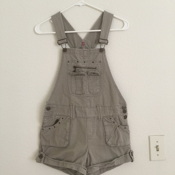 GUESS Khaki Overalls