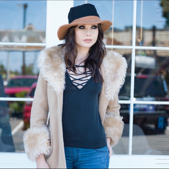 Wool two tone bucket hat - Picture 4 of 6