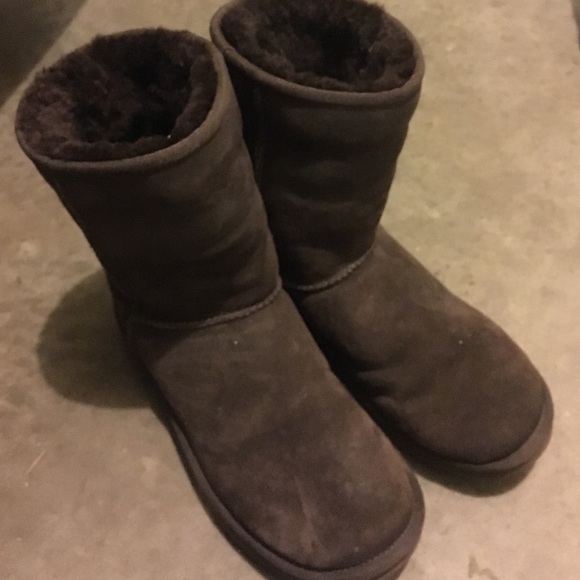 UGG chocolate short boots