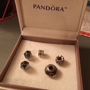 5 pandora charms