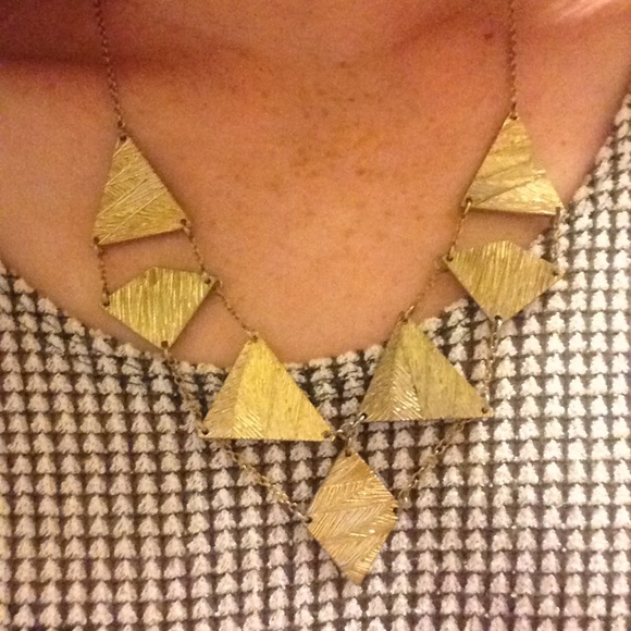 Urban Outfitters Geometric Triangle Necklace