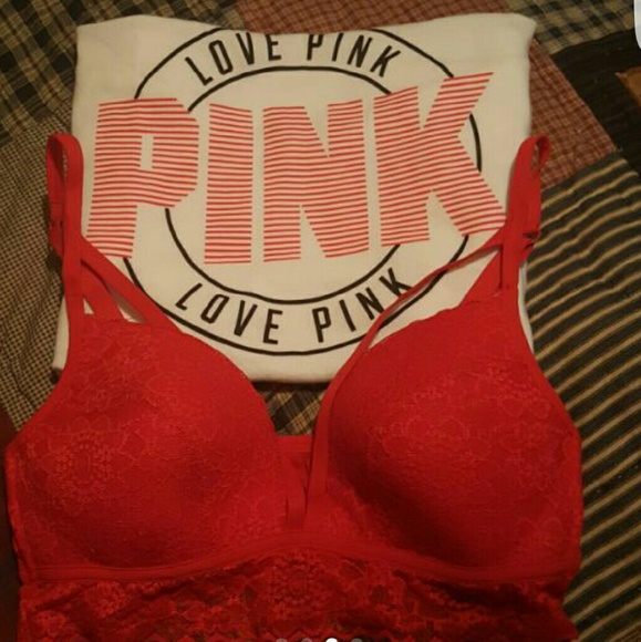 SOLD PINK TANK & RED BRALLETTE! - Picture 3 of 4