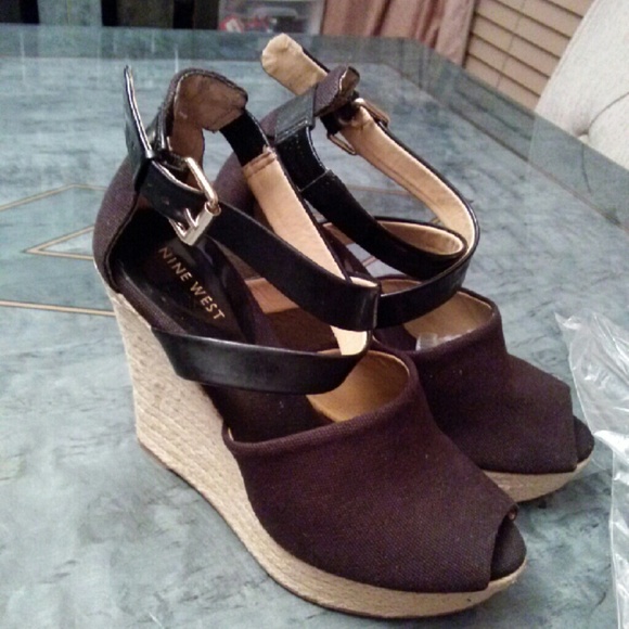 Nine West wedges black - Picture 2 of 3