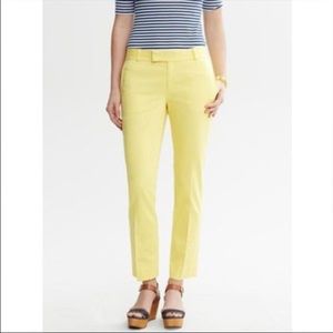 Banana republic moon yellow capris