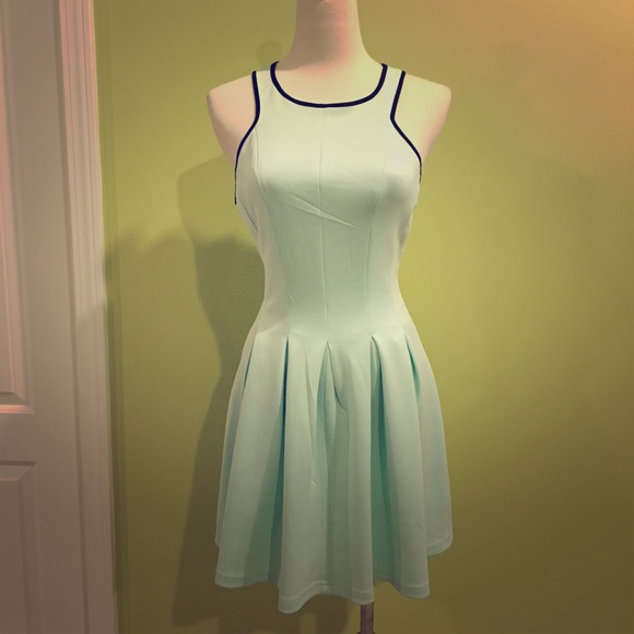 Forever 21 aquamarine skater dress medium