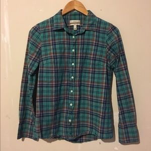 J.Crew boy fit plaid button down