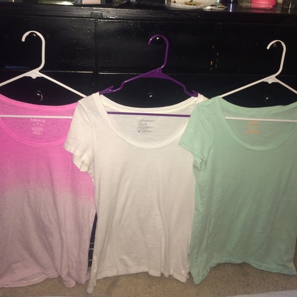 American eagle scoop neck bundle