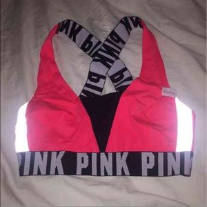PINK SPORTS BRA