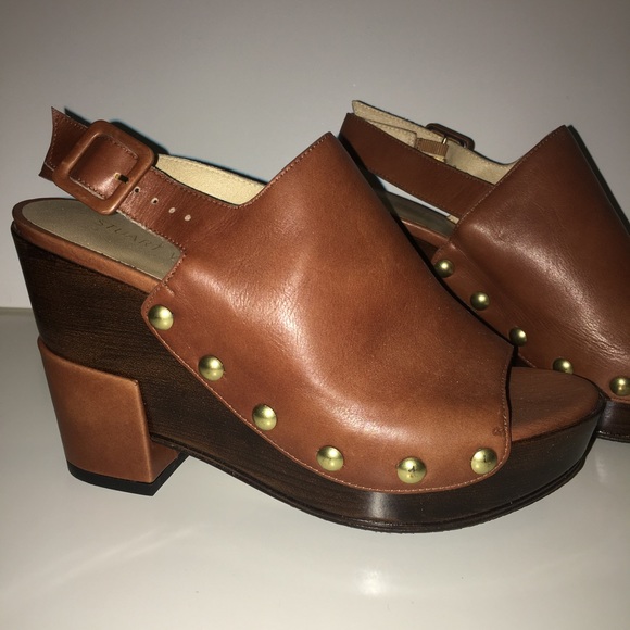 Stuart Weitzman Open-Toe Platform Clog Sandals - image 2